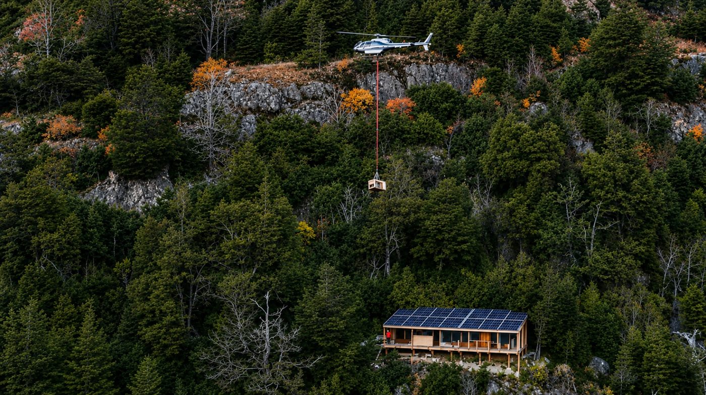 Proyecto Suministro e instalación con maniobra aérea — foto principal