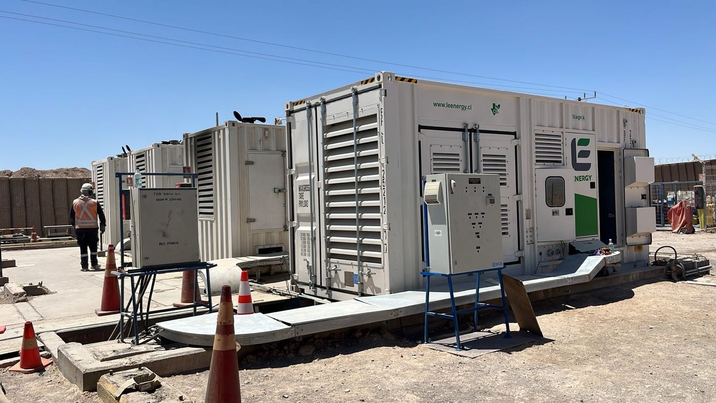Proyecto Respaldo minero Twin Pack 1.250 kVA · SQM — foto principal