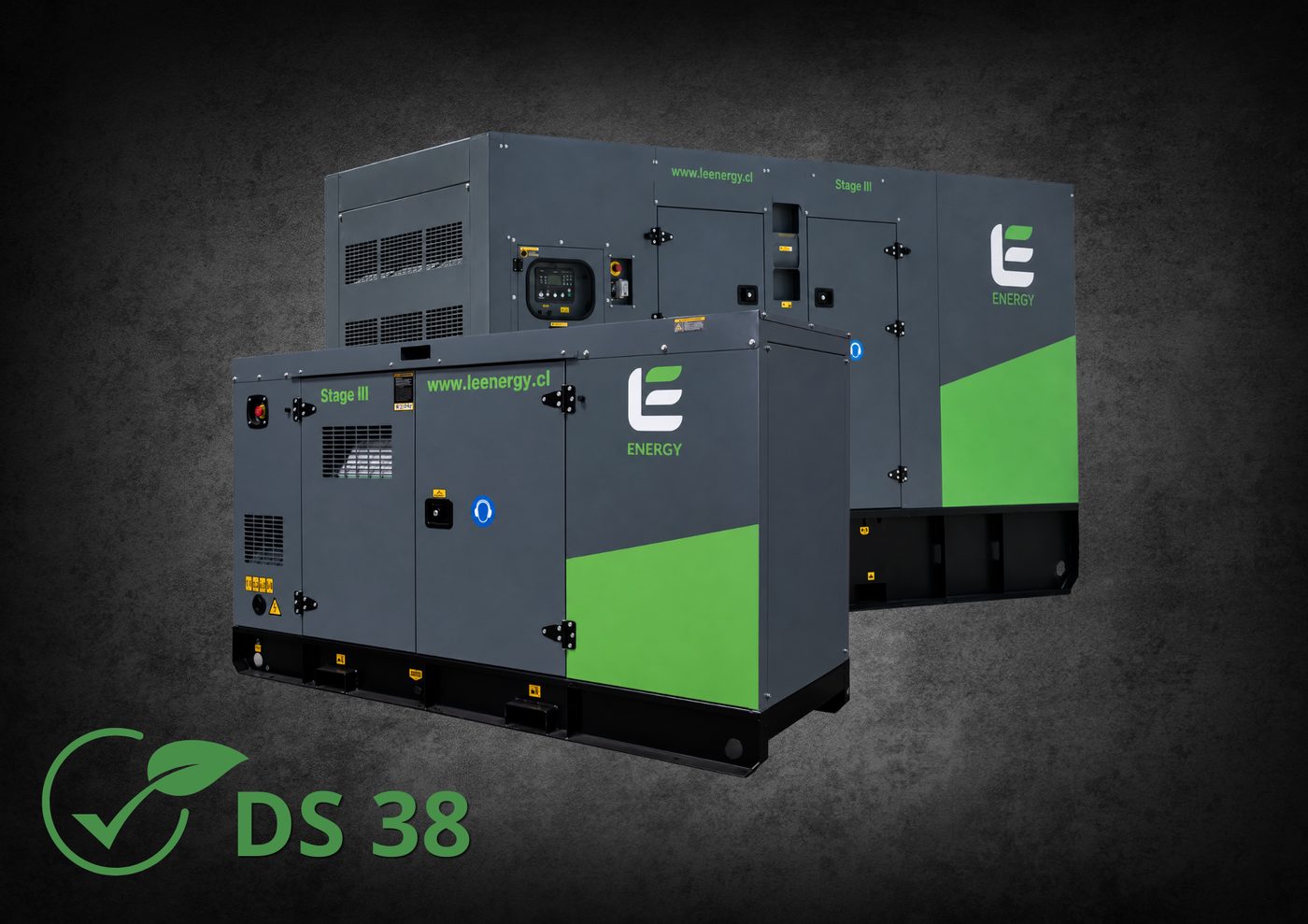 Grupo electrógeno diésel LE ENERGY 557 kVA Volvo