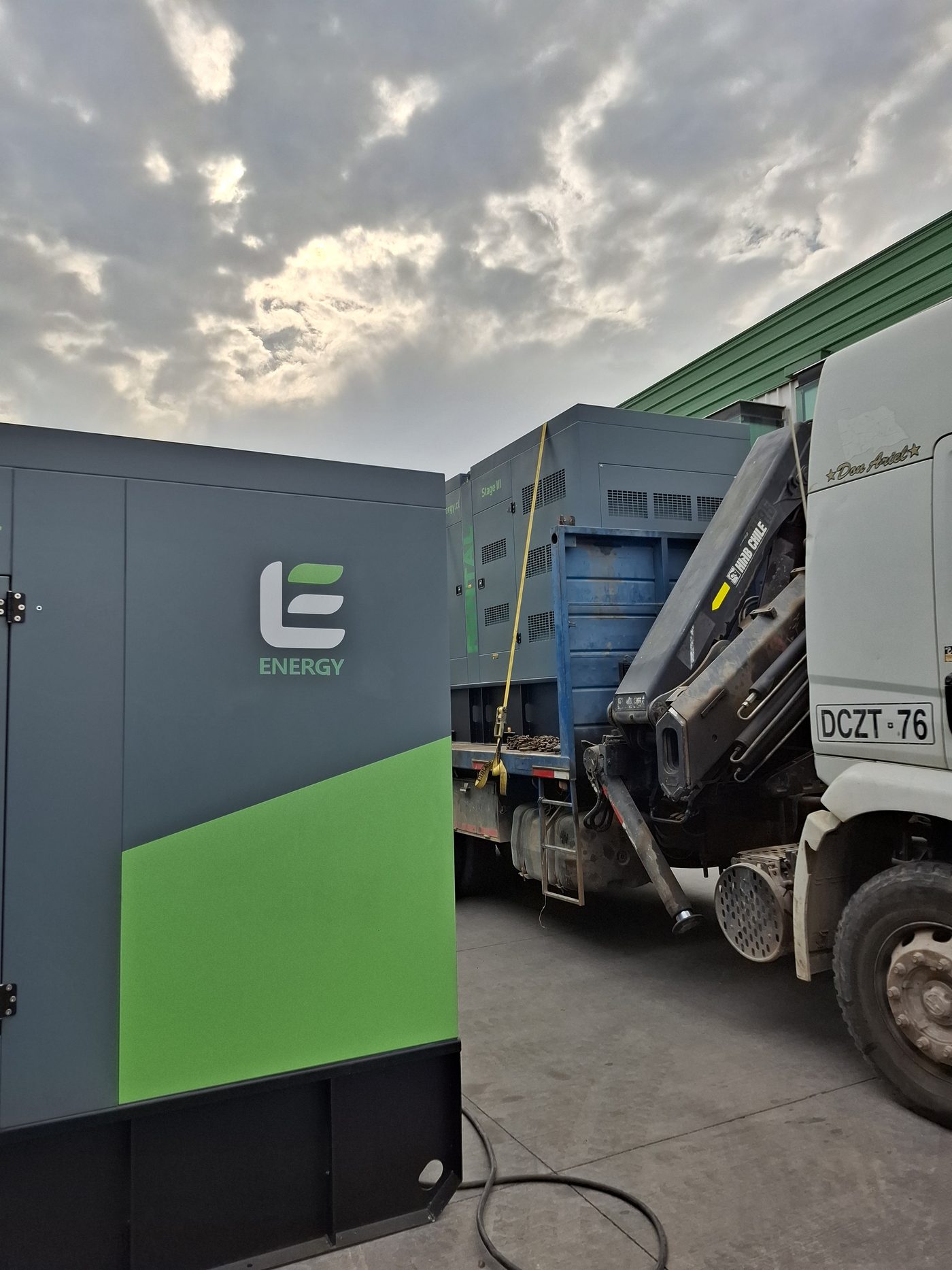 Equipo de rental LE ENERGY instalado en proyecto